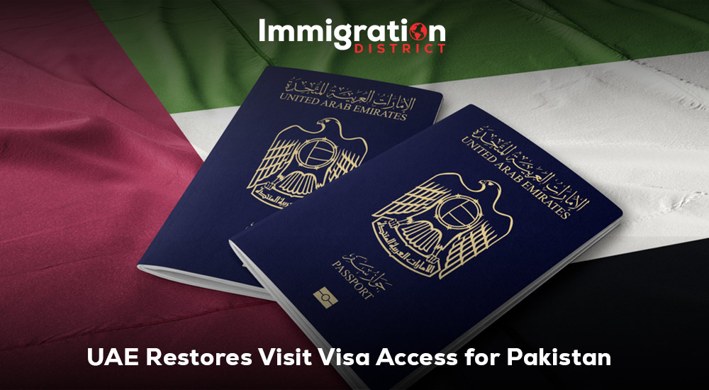 UAE Restore Visit Visa Access for Pakistanis